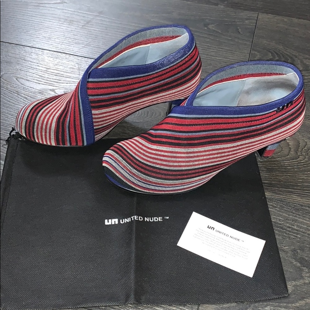United Nude - Red/black/blue booties
